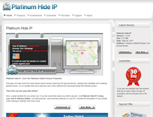 Tablet Screenshot of platinumhideip.com